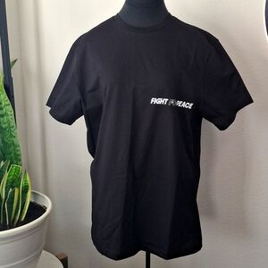 NWT Diplomacy Fight for Peace Black T-shirt size M